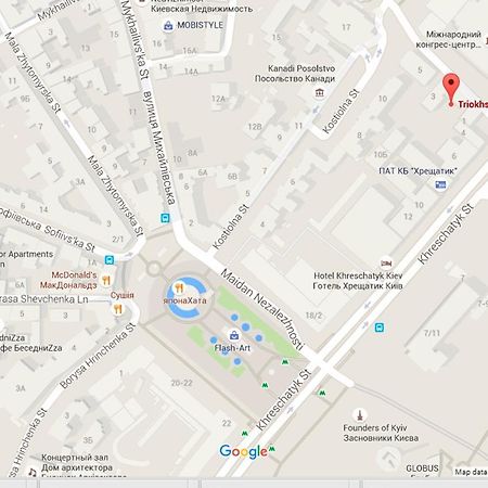 Apartment On Triokhsviatytelska Kijów Zewnętrze zdjęcie