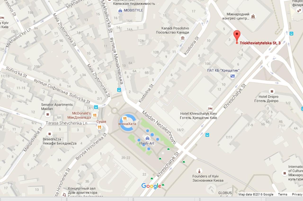 Apartment On Triokhsviatytelska Kijów Zewnętrze zdjęcie